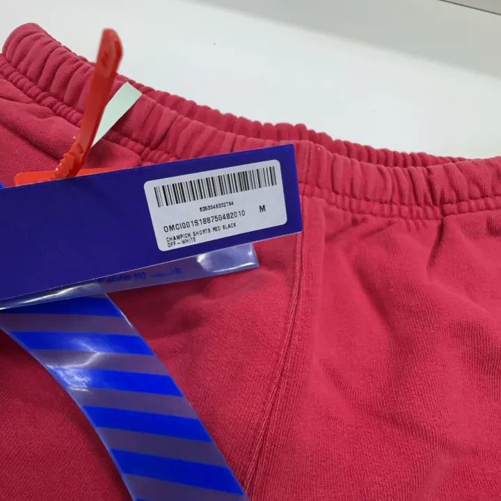 Off-White Off-White x Champion Embroidered Logo Shorts 0079 Size US 30 / EU 46 - 2 Thumbnail