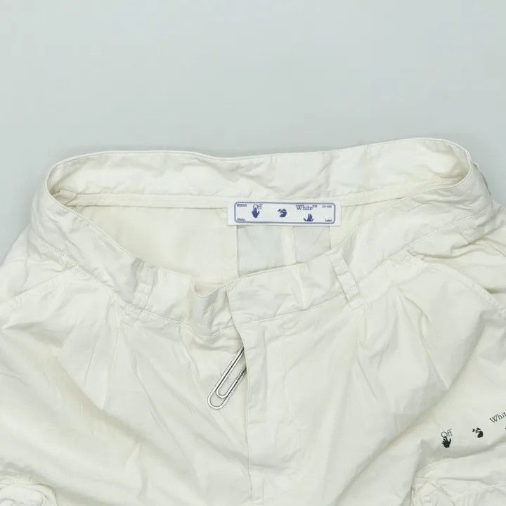 Off-White Off-White SS21 Logo Print Casual Shorts 0079 Size US 32 / EU 48 - 4 Thumbnail