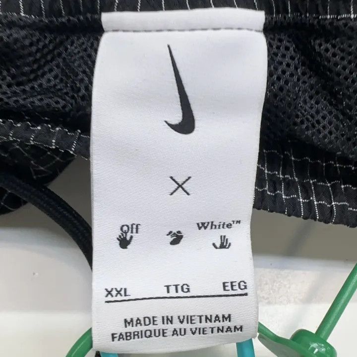 Off-White Nike Off-White™ Waterproof Drawstring Casual Shorts 0079 Size US 30 / EU 46 - 2 Thumbnail
