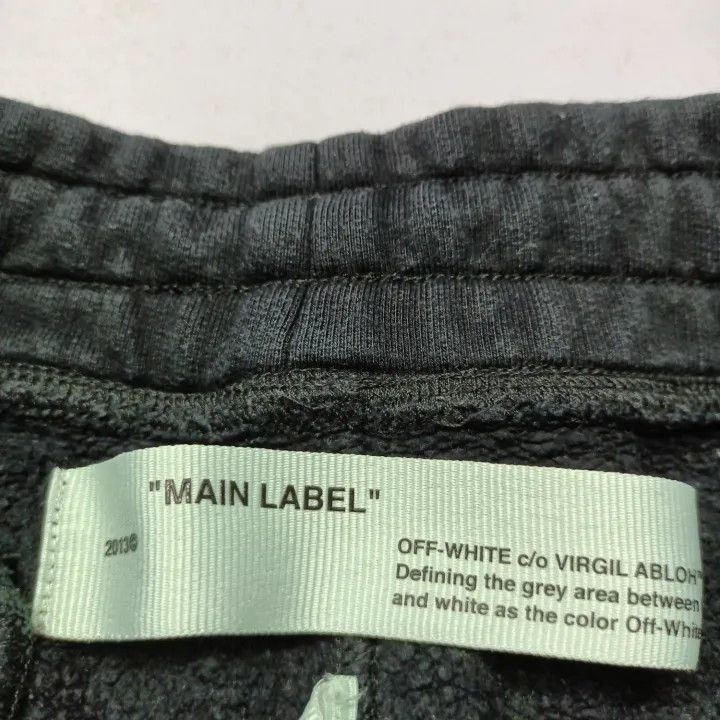 Off-White Off-White Black Printed Comfortable Trousers 0079 Size US 32 / EU 48 - 2 Thumbnail