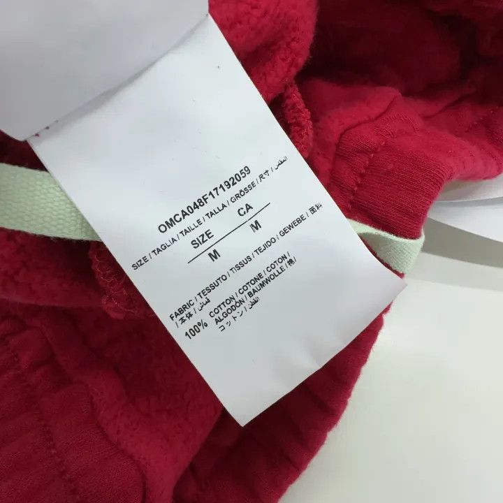 Off-White Off-White Red Logo Print Drawstring Pants 0079 Size US 32 / EU 48 - 4 Thumbnail