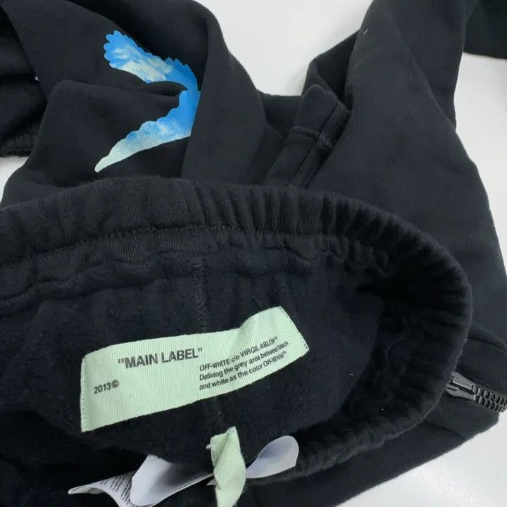 Off-White Off-White Printed Casual Pants in Black 0079 Size US 26 / EU 42 - 3 Thumbnail