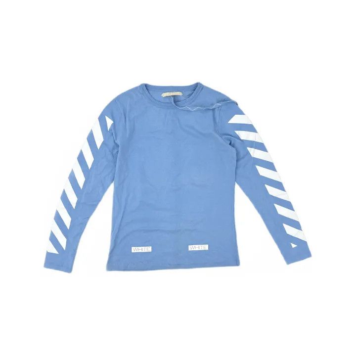 Off-White OFF-WHITE Long Sleeve Striped Tee for Men and Women 0079 Size US S / EU 44-46 / 1 - 2 Thumbnail