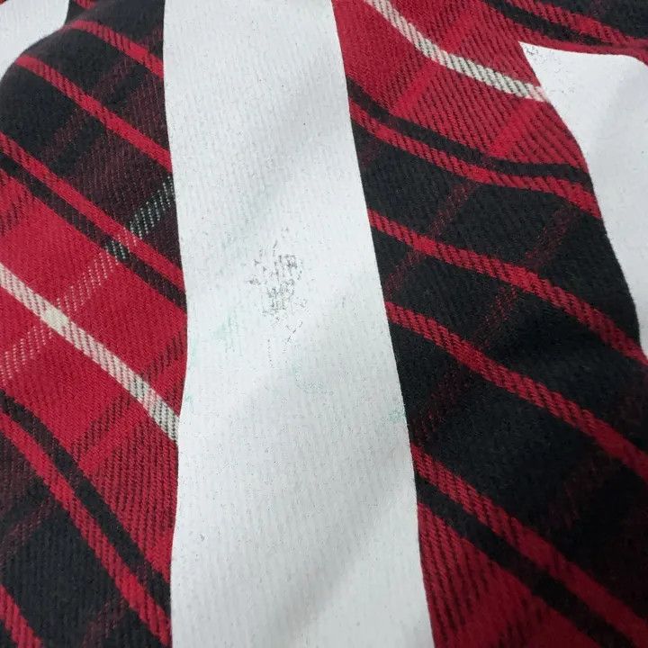 Off-White Off-White Red Checkered Flannel Shirt 0079 Size US XXS / EU 40 - 7 Thumbnail