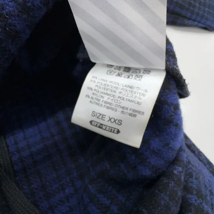 Off-White OFF-WHITE Casual Checkered Jacket 0079 Size US XXS / EU 40 - 3 Thumbnail
