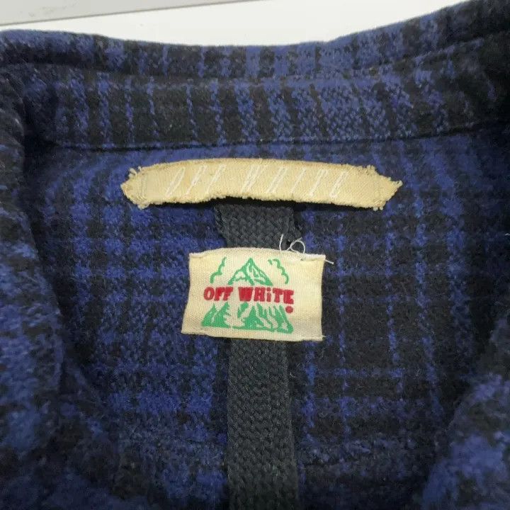 Off-White OFF-WHITE Casual Checkered Jacket 0079 Size US XXS / EU 40 - 2 Thumbnail