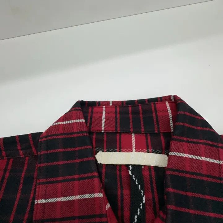 Off-White Off-White Red Plaid Flannel Shirt for Men 0079 Size US XXS / EU 40 - 5 Thumbnail