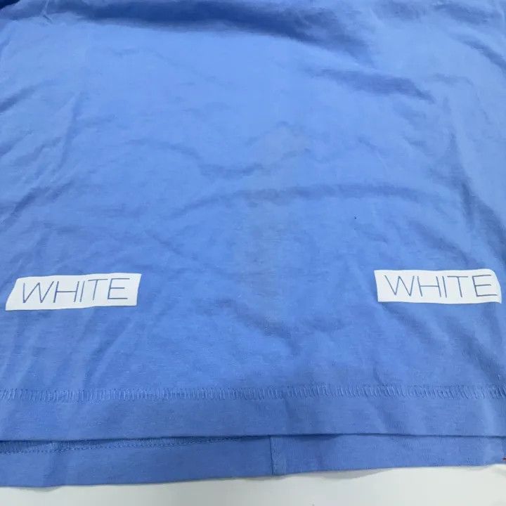 Off-White OFF-WHITE C/O Long Sleeve Striped T-Shirt 0079 Size US S / EU 44-46 / 1 - 9 Thumbnail