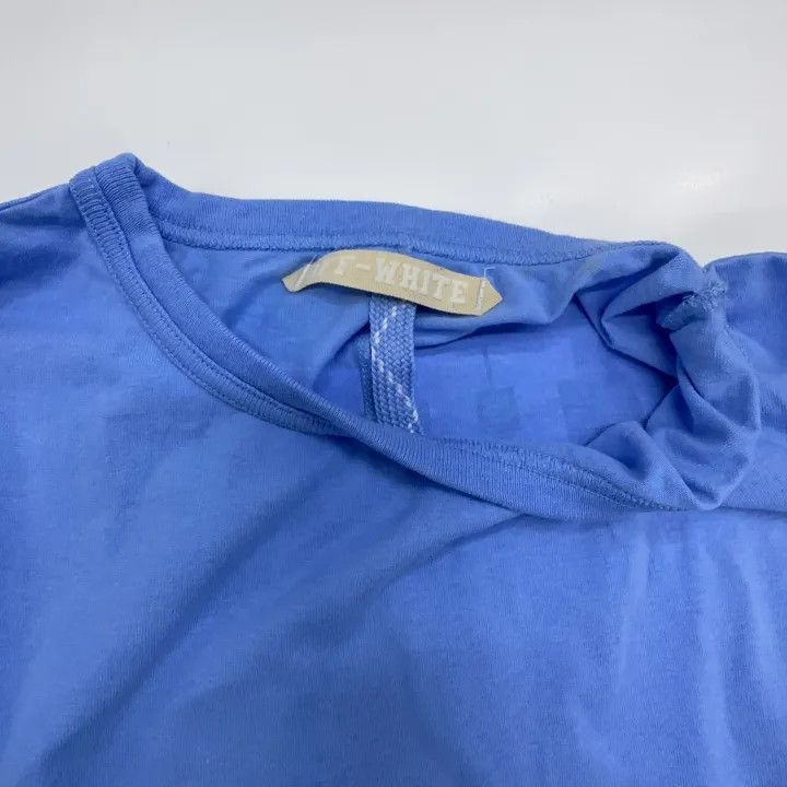 Off-White OFF-WHITE C/O Long Sleeve Striped T-Shirt 0079 Size US S / EU 44-46 / 1 - 8 Thumbnail