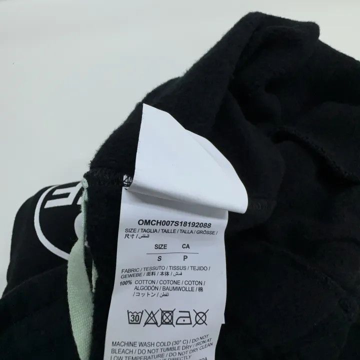 Off-White Off-White Black Drawstring Sweatpants with Arrow Print 0079 Size US 26 / EU 42 - 3 Thumbnail