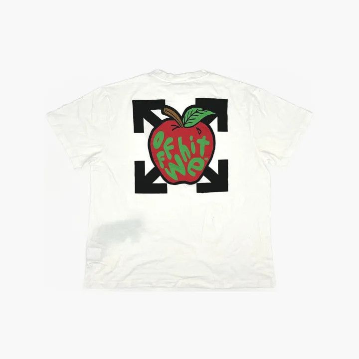 Off-White Off-White SS20 Apple Print Oversized T-Shirt 0079 Size US S / EU 44-46 / 1 - 3 Thumbnail