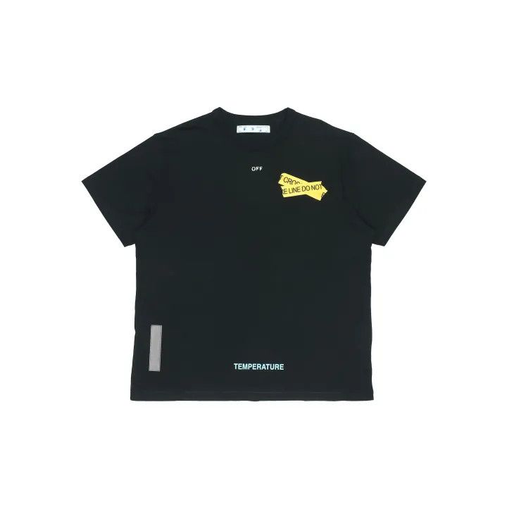 Off-White Off-White Black Short Sleeve T-Shirt with Graphics 0079 Size US L / EU 52-54 / 3 - 2 Thumbnail