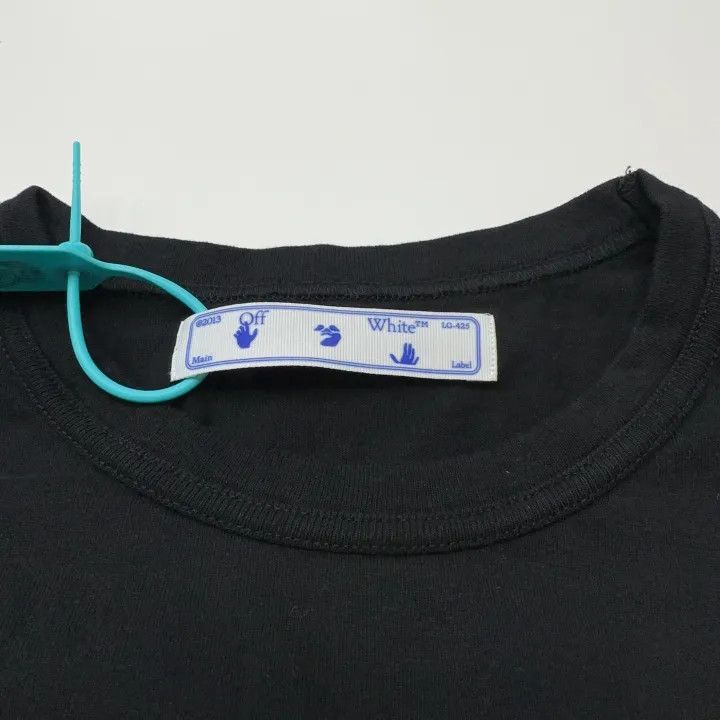 Off-White Off-White Black Short Sleeve T-Shirt with Graphics 0079 Size US L / EU 52-54 / 3 - 3 Thumbnail