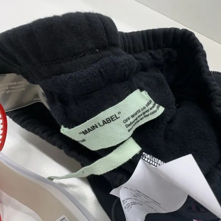 Off-White Off-White Printed Black Casual Sweatpants 0079 Size US 26 / EU 42 - 3 Thumbnail