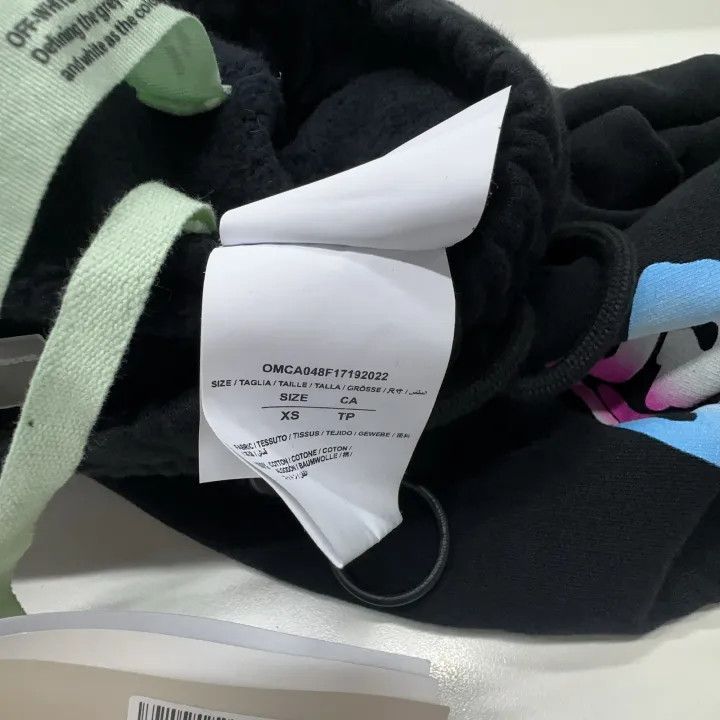 Off-White Off-White Printed Black Casual Sweatpants 0079 Size US 26 / EU 42 - 2 Thumbnail