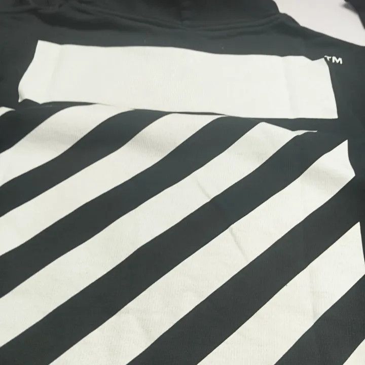 Off-White Off-White Black Graphic Hoodie with Religious Artwork 0079 Size US S / EU 44-46 / 1 - 8 Thumbnail