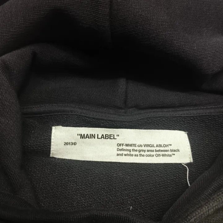 Off-White Off-White Black Graphic Hoodie with Religious Artwork 0079 Size US S / EU 44-46 / 1 - 4 Thumbnail