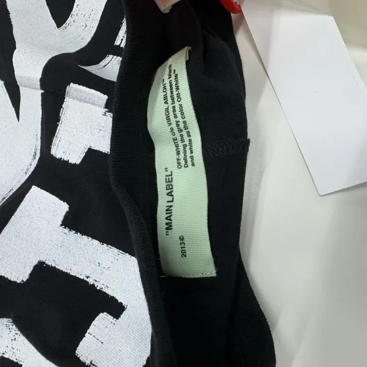 Off-White Off-White C/O Virgil Abloh Black Graphic Tee 0079 Size US XS / EU 42 / 0 - 4 Thumbnail