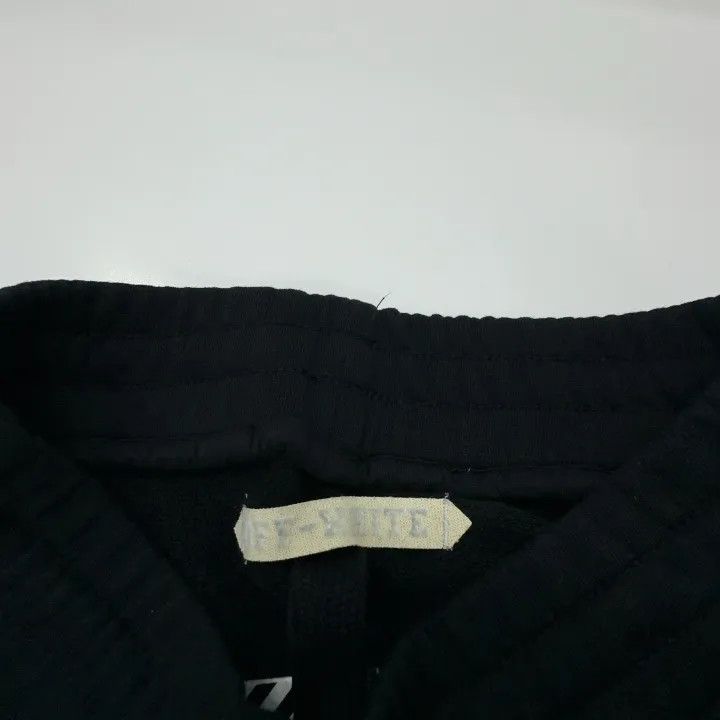 Off-White OFF-WHITE Black Drawstring Track Pants with Stripes 0079 Size US 30 / EU 46 - 3 Thumbnail