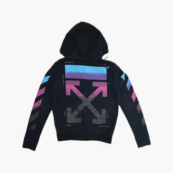 Off-White OFF-WHITE Gradient Rainbow Arrow Hoodie for Men 0079 Size US M / EU 48-50 / 2 - 3 Thumbnail