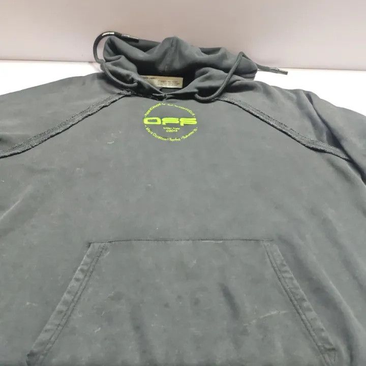 Off-White Off-White SS20 Hand Logo Hoodie 0079 Size US S / EU 44-46 / 1 - 14 Thumbnail