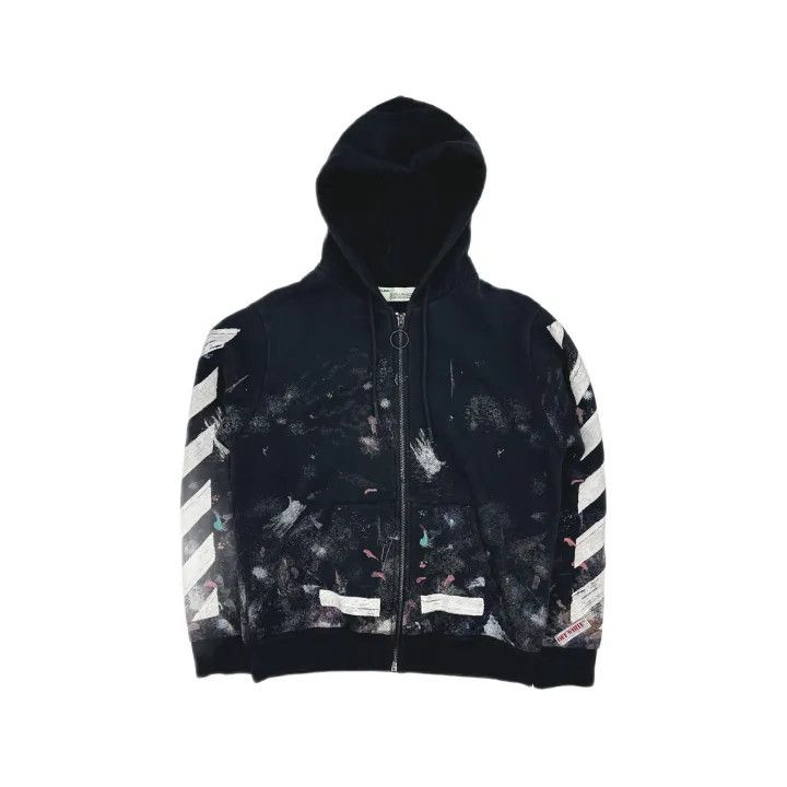 Off-White Off-White Graffiti Arrow Print Hoodie 0079 Size US S / EU 44-46 / 1 - 2 Thumbnail