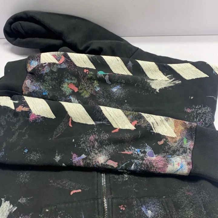 Off-White Off-White Graffiti Arrow Print Hoodie 0079 Size US S / EU 44-46 / 1 - 13 Thumbnail