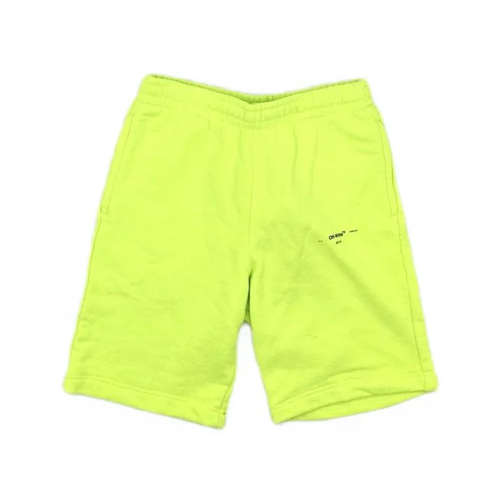 Off-White OFF-WHITE Green Casual Elastic Waist Shorts 0079 Size US 26 / EU 42 - 2 Thumbnail
