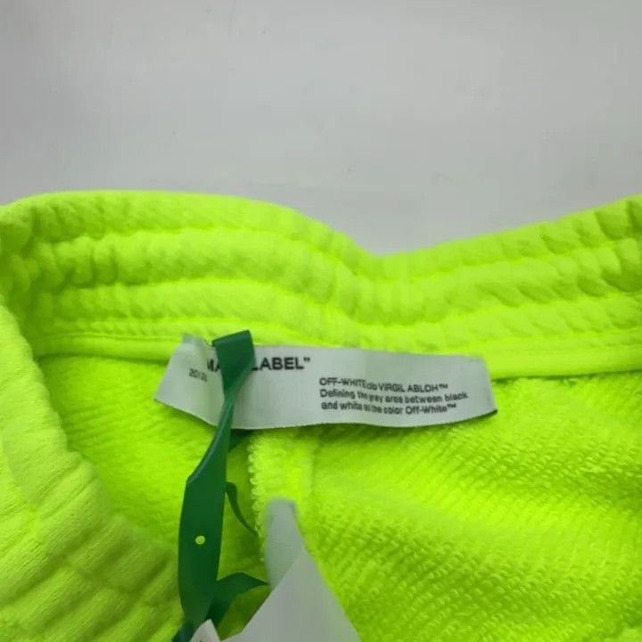 Off-White OFF-WHITE Green Casual Elastic Waist Shorts 0079 Size US 26 / EU 42 - 5 Thumbnail