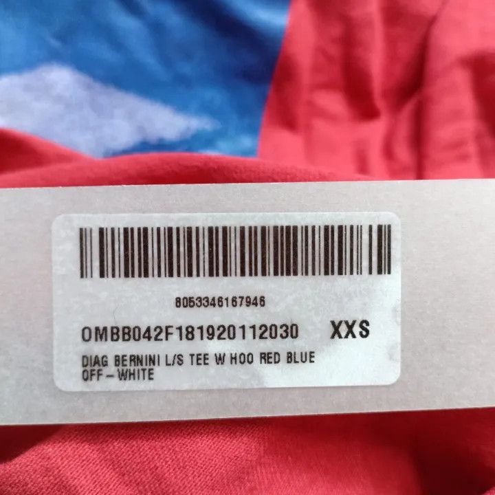 Off-White Off-White Red Graphic Hooded Sweatshirt 0079 Size US XXS / EU 40 - 7 Thumbnail
