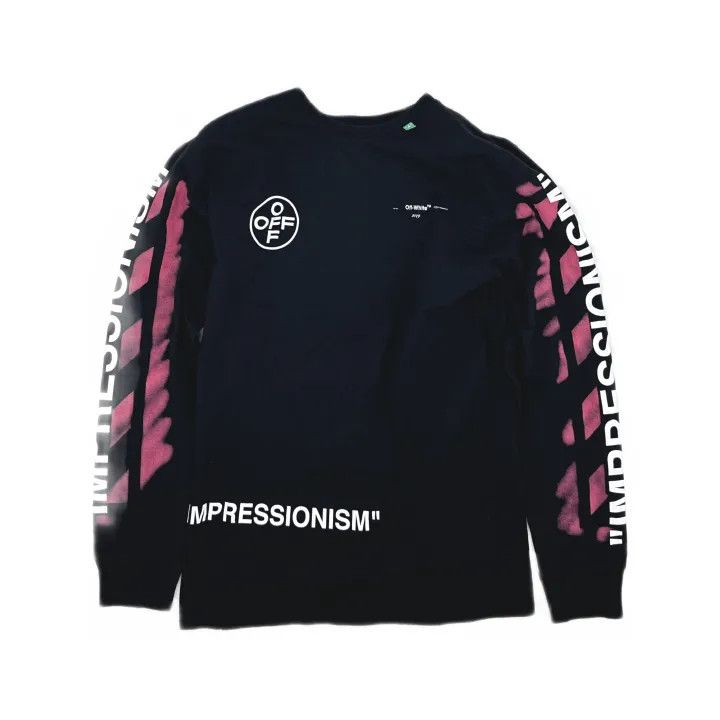 Off-White Off-White Impressionism Long Sleeve T-Shirt 0079 Size US M / EU 48-50 / 2 - 2 Thumbnail
