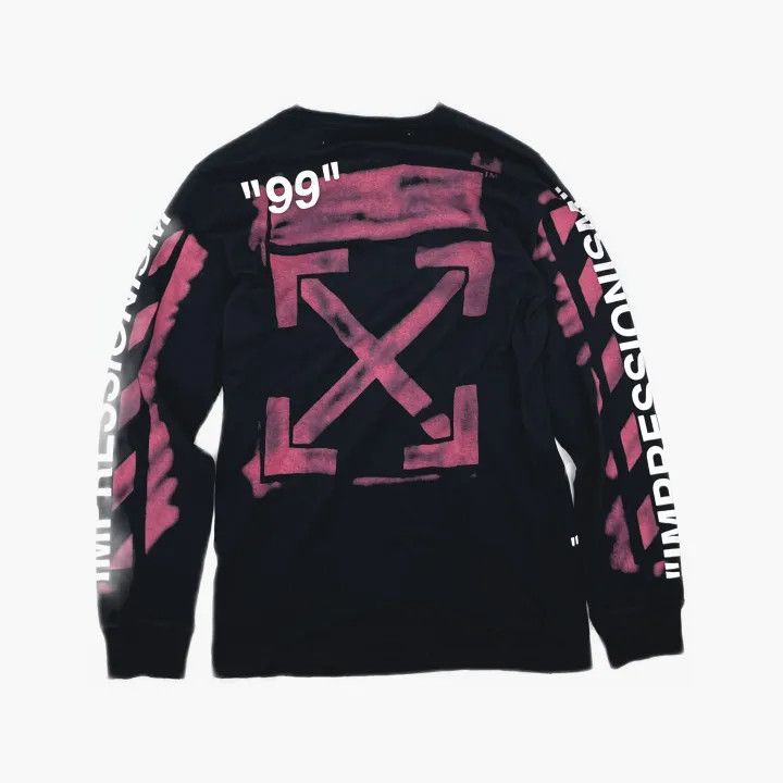Off-White Off-White Impressionism Long Sleeve T-Shirt 0079 Size US M / EU 48-50 / 2 - 3 Thumbnail