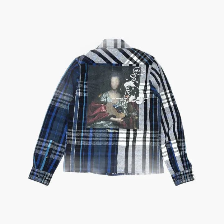 Off-White OFF-WHITE Mariana De Silva Plaid Long Sleeve Shirt 0079 Size US XS / EU 42 / 0 - 3 Thumbnail
