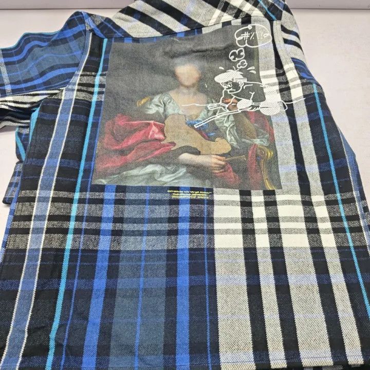 Off-White OFF-WHITE Mariana De Silva Plaid Long Sleeve Shirt 0079 Size US XS / EU 42 / 0 - 10 Thumbnail