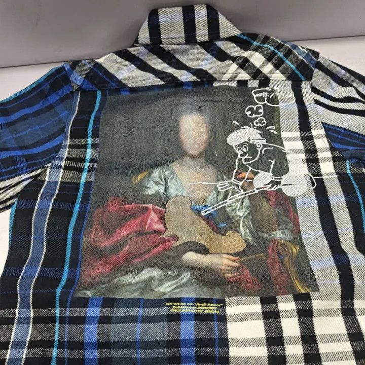 Off-White OFF-WHITE Mariana De Silva Plaid Long Sleeve Shirt 0079 Size US XS / EU 42 / 0 - 7 Thumbnail
