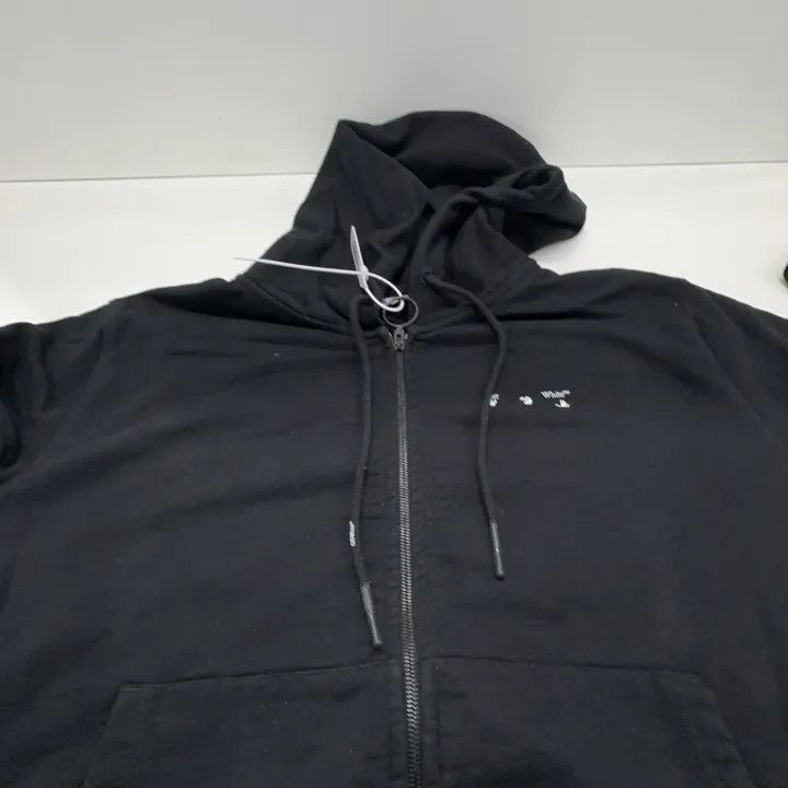 Off-White Off-White Black Hooded Zip-Up Casual Jacket 0079 Size US XXL / EU 58 / 5 - 9 Thumbnail