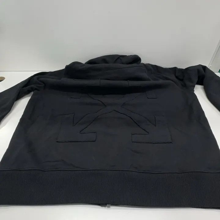 Off-White Off-White Black Hooded Zip-Up Casual Jacket 0079 Size US XXL / EU 58 / 5 - 17 Thumbnail