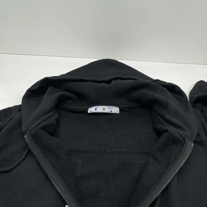 Off-White Off-White Black Hooded Zip-Up Casual Jacket 0079 Size US XXL / EU 58 / 5 - 6 Thumbnail