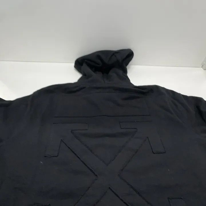 Off-White Off-White Black Hooded Zip-Up Casual Jacket 0079 Size US XXL / EU 58 / 5 - 15 Thumbnail