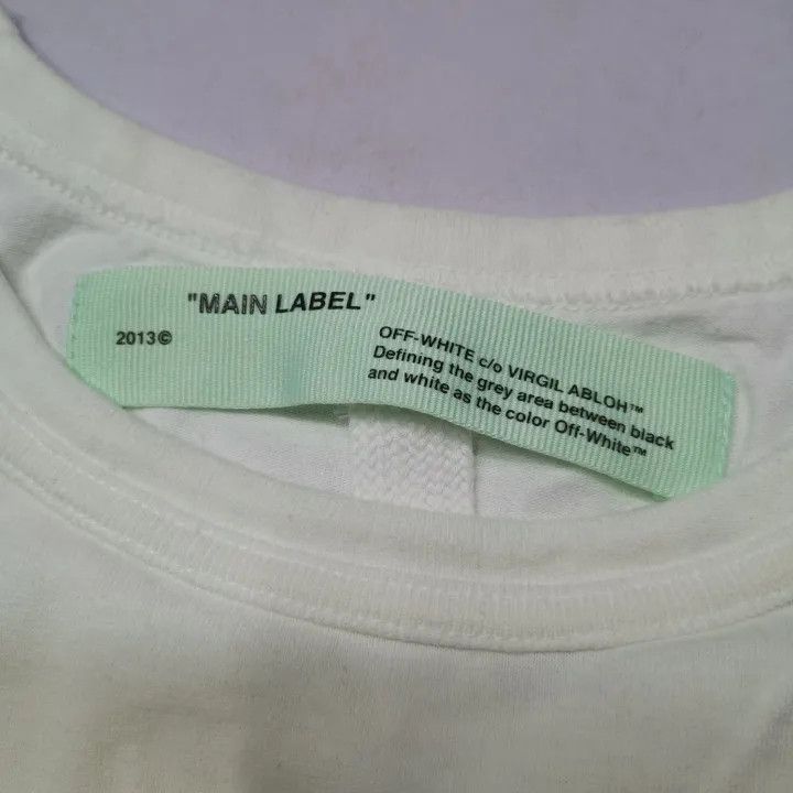 Off-White Off-White Statement Graphic Short Sleeve T-Shirt 0079 Size US S / EU 44-46 / 1 - 4 Thumbnail