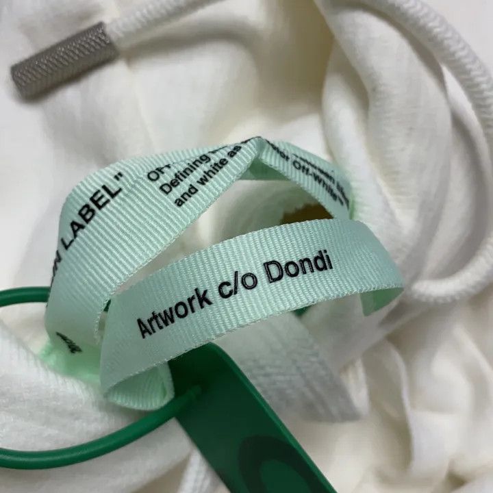 Off-White OFF-WHITE Graphic Print Hoodie in White 0079 Size US S / EU 44-46 / 1 - 3 Thumbnail