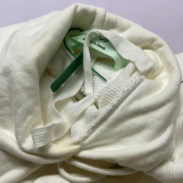 Off-White OFF-WHITE Graphic Print Hoodie in White 0079 Size US S / EU 44-46 / 1 - 9 Thumbnail