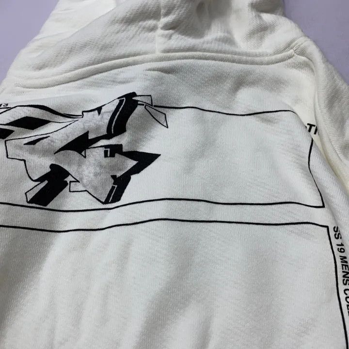 Off-White OFF-WHITE Graphic Print Hoodie in White 0079 Size US S / EU 44-46 / 1 - 4 Thumbnail