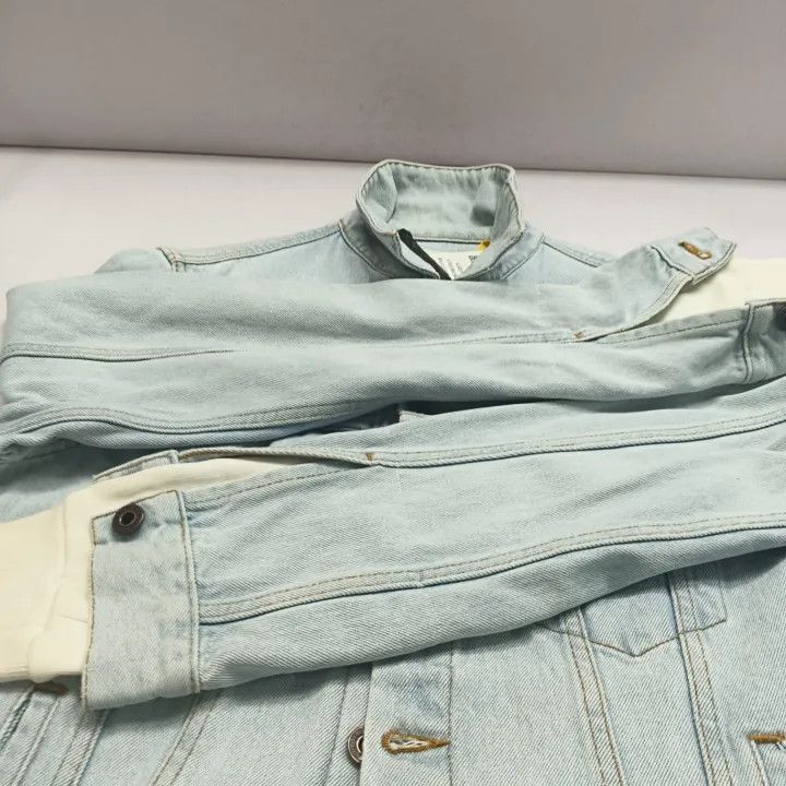 Off-White Off-White Iconic Logo Denim Jacket for Men 0079 Size US M / EU 48-50 / 2 - 11 Thumbnail