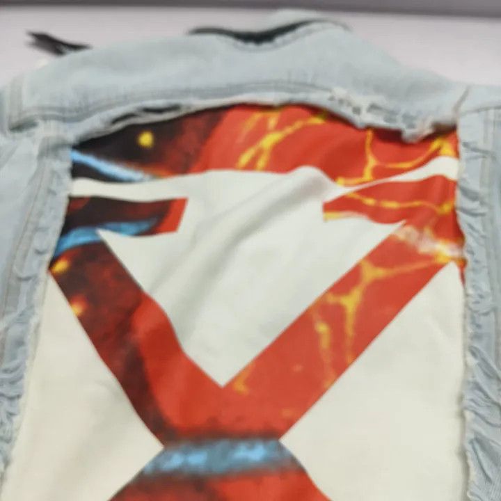Off-White Off-White Iconic Logo Denim Jacket for Men 0079 Size US M / EU 48-50 / 2 - 6 Thumbnail