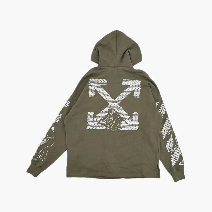 Off-White Off-White FW22 Arrow Logo Hoodie for Men 0079 Size US XXS / EU 40 - 3 Thumbnail