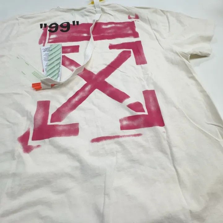 Off-White Off-White SS19 Graffiti Arrow Short Sleeve Tee 0079 Size US XXS / EU 40 - 7 Thumbnail