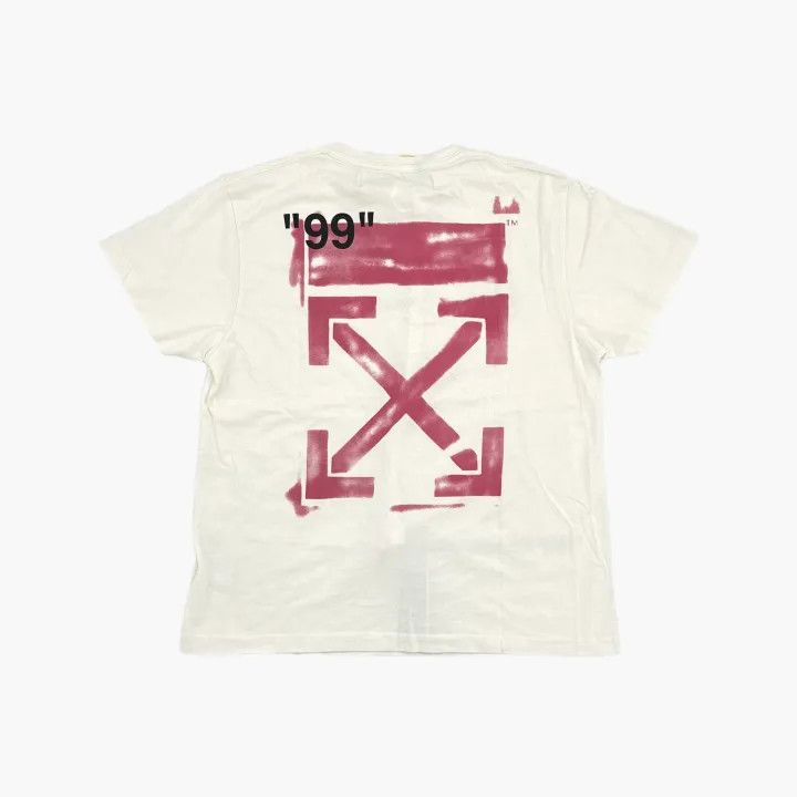 Off-White Off-White SS19 Graffiti Arrow Short Sleeve Tee 0079 Size US XXS / EU 40 - 3 Thumbnail