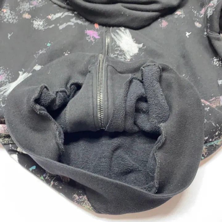 Off-White Off-White Black Graffiti Print Hooded Sweatshirt 0079 Size US M / EU 48-50 / 2 - 10 Thumbnail