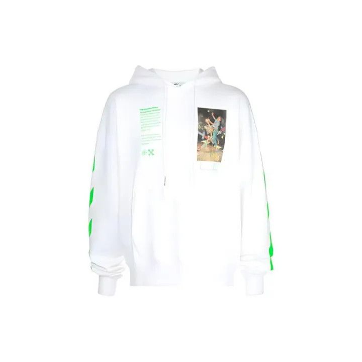 Off-White Off-White Graphic Print Hooded Sweatshirt 0079 Size US S / EU 44-46 / 1 - 2 Thumbnail
